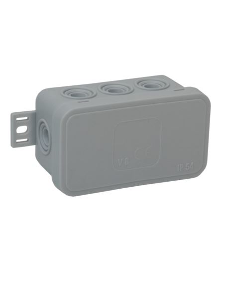 Puszka V8 80x45x41mm n/t IP54 8-wlot.klik popiel