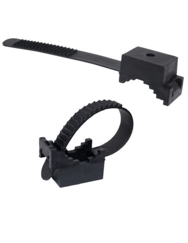 Uchwyt paskowy przewodu UP-50 Czarny UV 10szt