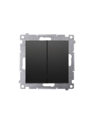 Simon54 Łącznik krzyżowy podw. bez pikt czarny mat