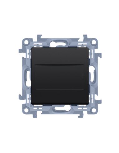 Simon10 Zaślepka ramki czarna CPS.01/49