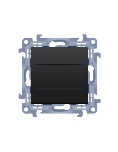 Simon10 Zaślepka ramki czarna CPS.01/49