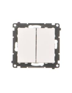 Simon55 łącznik świecznikowy biały mat