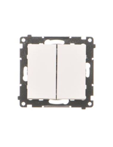 Simon55 łącznik świecznikowy biały mat