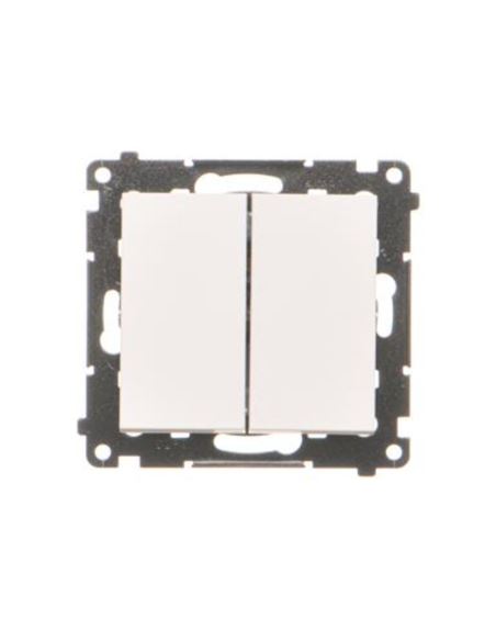 Simon55 łącznik świecznikowy biały mat