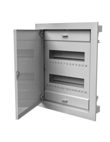 Rozdzielnica podtynkowa 2x12MOD uniwers.met.drzwi