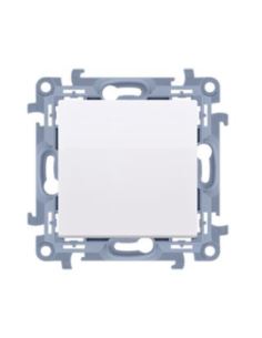 Simon10 przycisk poj. zwierny bez pikt. 10AX biały