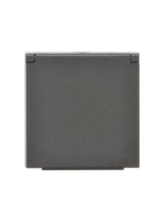 Simon55 Pokrywa gniazda poj. z  klapka Czarny mat