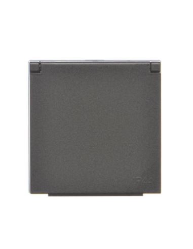 Simon55 Pokrywa gniazda poj. z  klapka Czarny mat