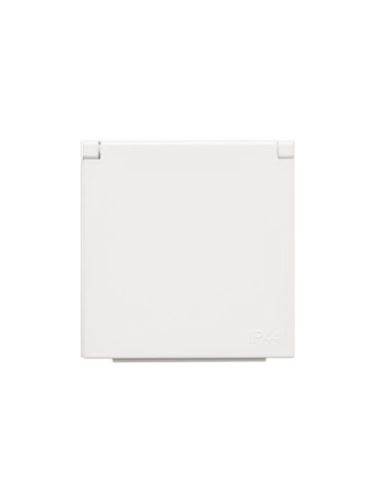 Simon55 Pokrywa gniazda poj. z  klapka Biały mat