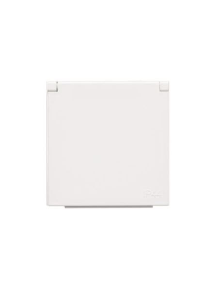 Simon55 Pokrywa gniazda poj. z  klapka Biały mat