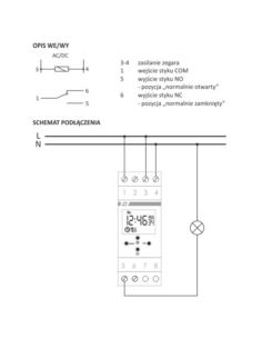 Zegar sterujący PCZ-522.4 dwukanałowy NFC android 2