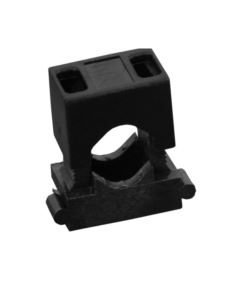 Uchwyt montażowy do przewodów UM 16 czarny (50 szt