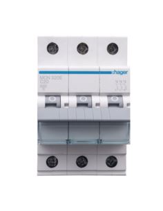 Wyłącznik nadprądowy Hager C32A 3P 6kA AC