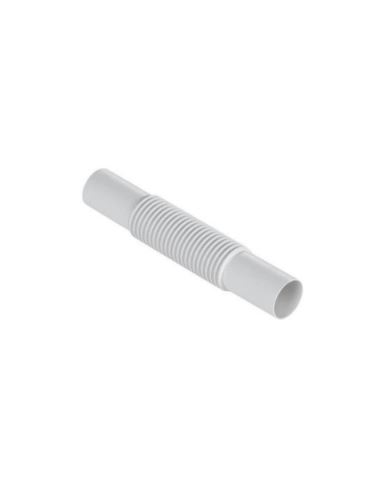 Złączka ZCLF-18 biała karbowana