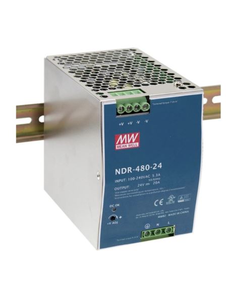 Zasilacz impulsowy 24v 20A 480W na szynę DIN