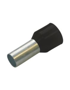 Końcówka tulejkowa izolowana HI 6/12 ERHL czarny