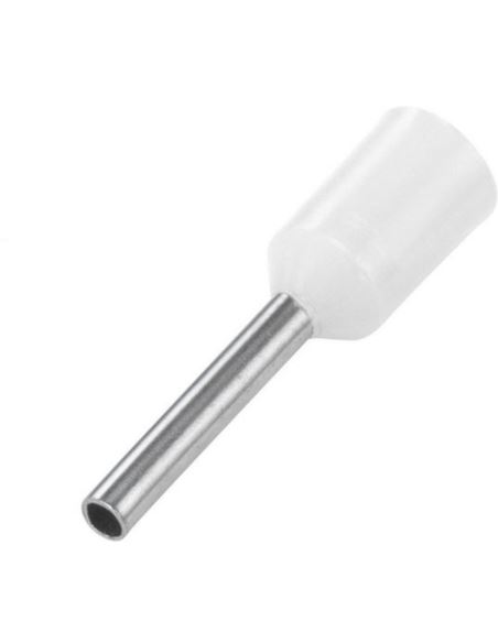 Końcówka tulejkowa izolowana HI 0,75/8 biała