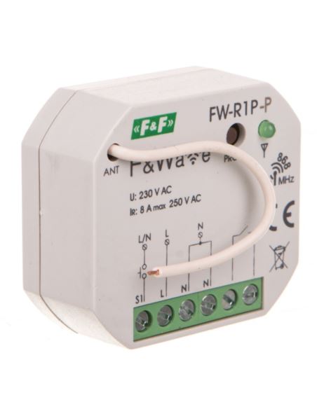 Radiowy pojed. przekaźnik bistabilny AC/DC FiWave