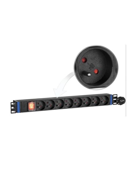 Listwa zasilająca do szaf RACK 8GN-E-P