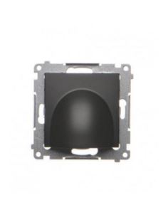 Simon54 Przyłącze kabla  S54 czarny mat