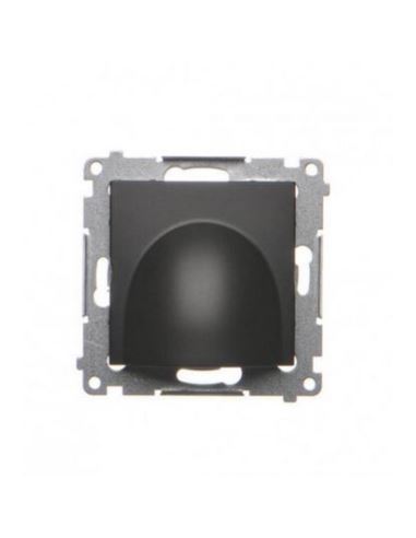 Simon54 Przyłącze kabla  S54 czarny mat