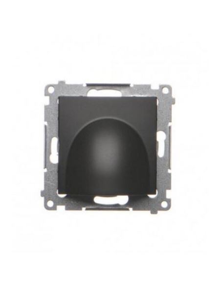 Simon54 Przyłącze kabla  S54 czarny mat