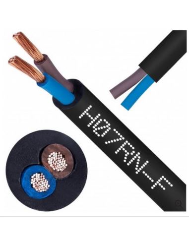 Przewód w izolacji gumowej (OnPd) H07RN-F 2x1