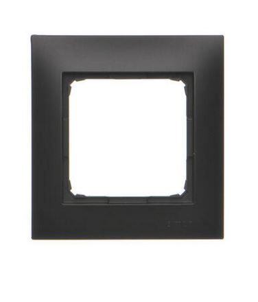 Simon54 Ramka pojedyncza czarny mat 1 pole