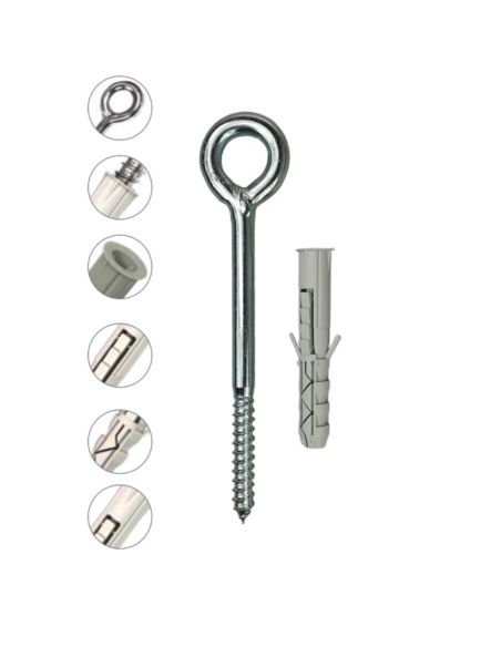 Kołek rozporowy z hakiem oczkowym 16x230mm HOX