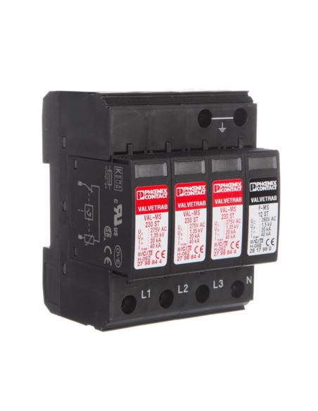 Ogranicznik Przepięć AC VAL-MS230/3+1 T2 PHOENIX