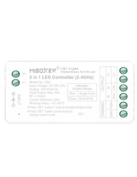 Sterownik LED Mi MONO 12-24V 6/12A FUT035S+ push