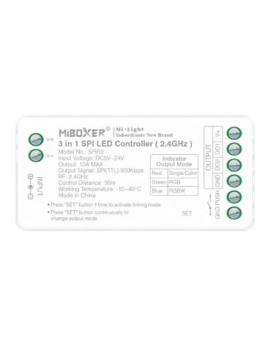 Sterownik kontroler cyfrowy LED 3w1 SPIR3