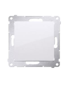 Simon54 Przycisk pojedyńczy zwierny biały