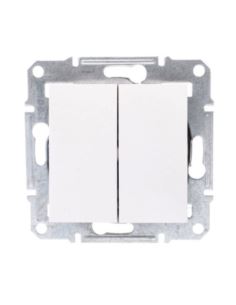 ASFORA Łącznik świecznikowy bez ramki biały