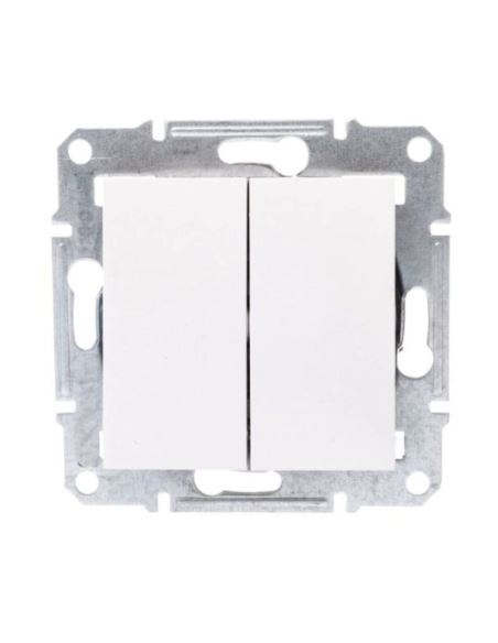 ASFORA Łącznik świecznikowy bez ramki biały