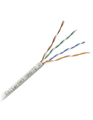Przewód LAN UTP(U/UTP) Emiter Net kat.5e, drut