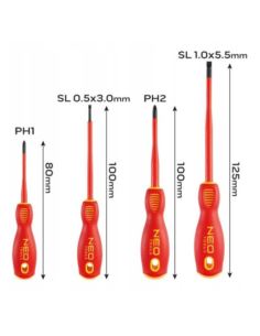 Zestaw wkrętaków izolowanych 4-elem. 04-144 NEO 2