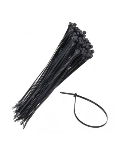 Opaska kablowa 200x3.6mm UV czarna 100szt