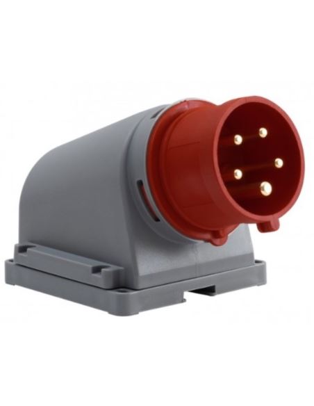 Wtyk przemysłowy stały odbionik. 16A 5P /FE/ IP44