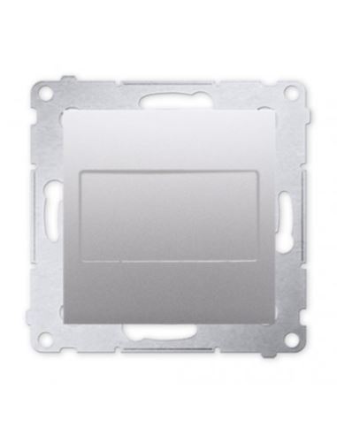 Simon54 Zaślepka ramki srebrny mat