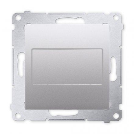 Simon54 Zaślepka ramki srebrny mat