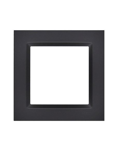 Simon10 Ramka pojedyncza czarny matowy