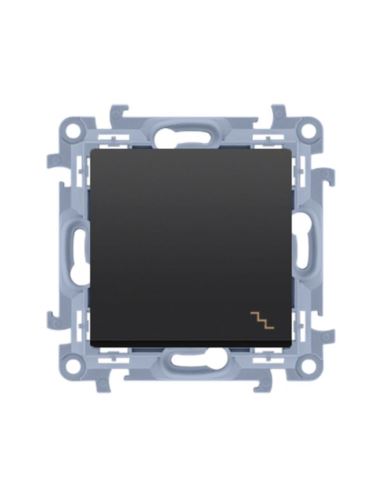 Simon10 Łącznik schodowy 10AX czarny mat