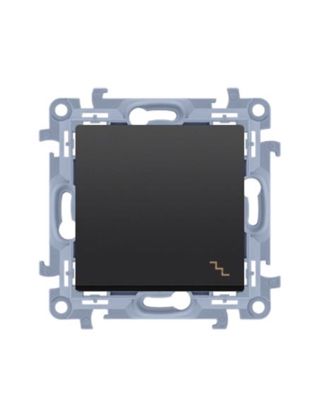 Simon10 Łącznik schodowy 10AX czarny mat