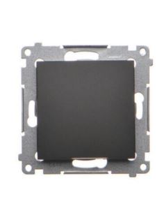 Simon54 Łącznik jednobiegunowy czarny mat