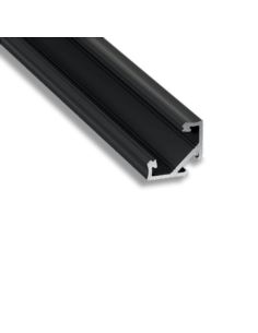 Profil LED LUMINES narożny typ C czarny anoda 2 m