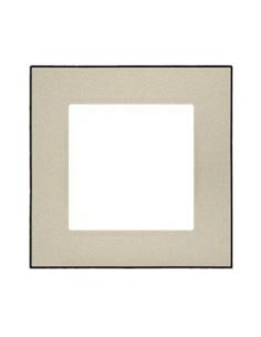 Simon55 Ramka 1-krotna DUO sza/czarna TRD1.149/144