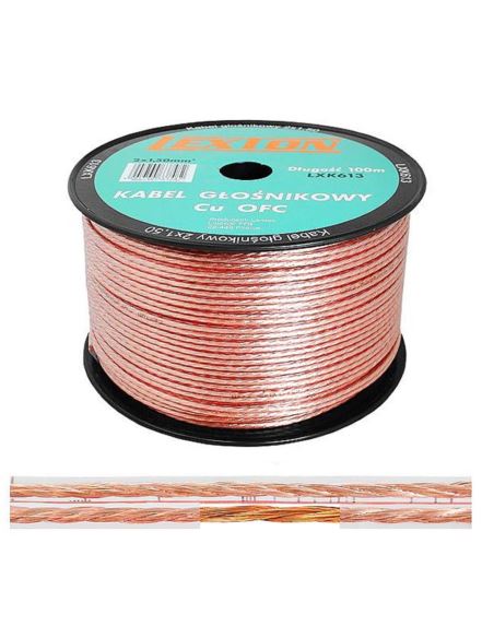 Przewód głośnikowy LEXTON 2x1,5 Cu-OFC