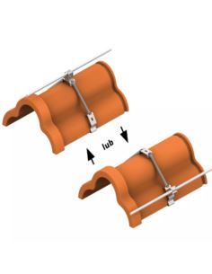 Uchwyt gąsiorowy sprężynowy AN-153EM/OH