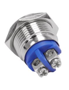 Przycisk chwilowy okrągły zwierny NO PBW-16BKS 2